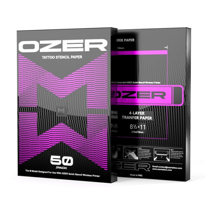 Papel de Transferencia Esténcil OZER - A4 - 50 hojas