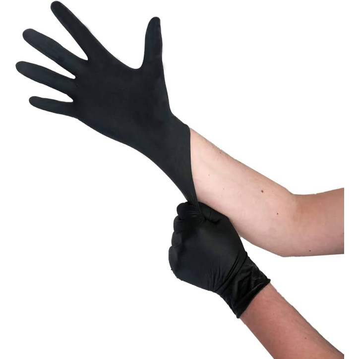 Guantes de Nitrilo Negro